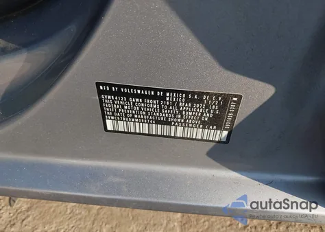 2021 Volkswagen Jetta 1.4T R-Line/1.4T S/1.4T Se z USA, uszkodzony, nr VIN 3VWC57BU9MM098744